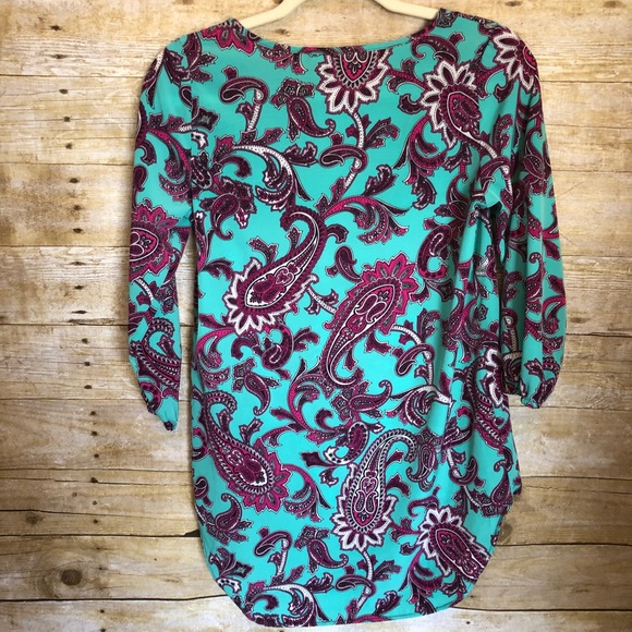 Newbury Kustom Womens Size Small Turquoise Pink - Picture 2 of 7